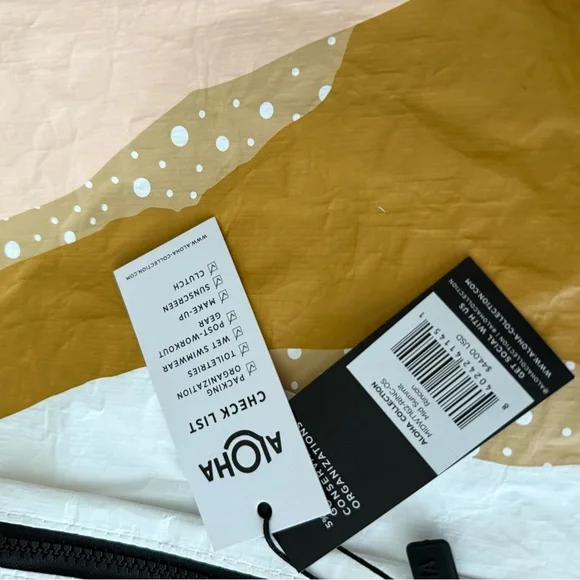 Brand New With Tags Aloha Collection Mid Summit Rincon zipper pouch Mid Size - Picture 3 of 3